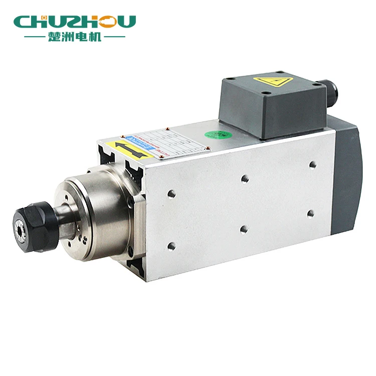 High Speed CNC Lathe Router Milling Air-Cooled AC Motor 1.1kw 220V 380V Er20 Milling Spindle Motor