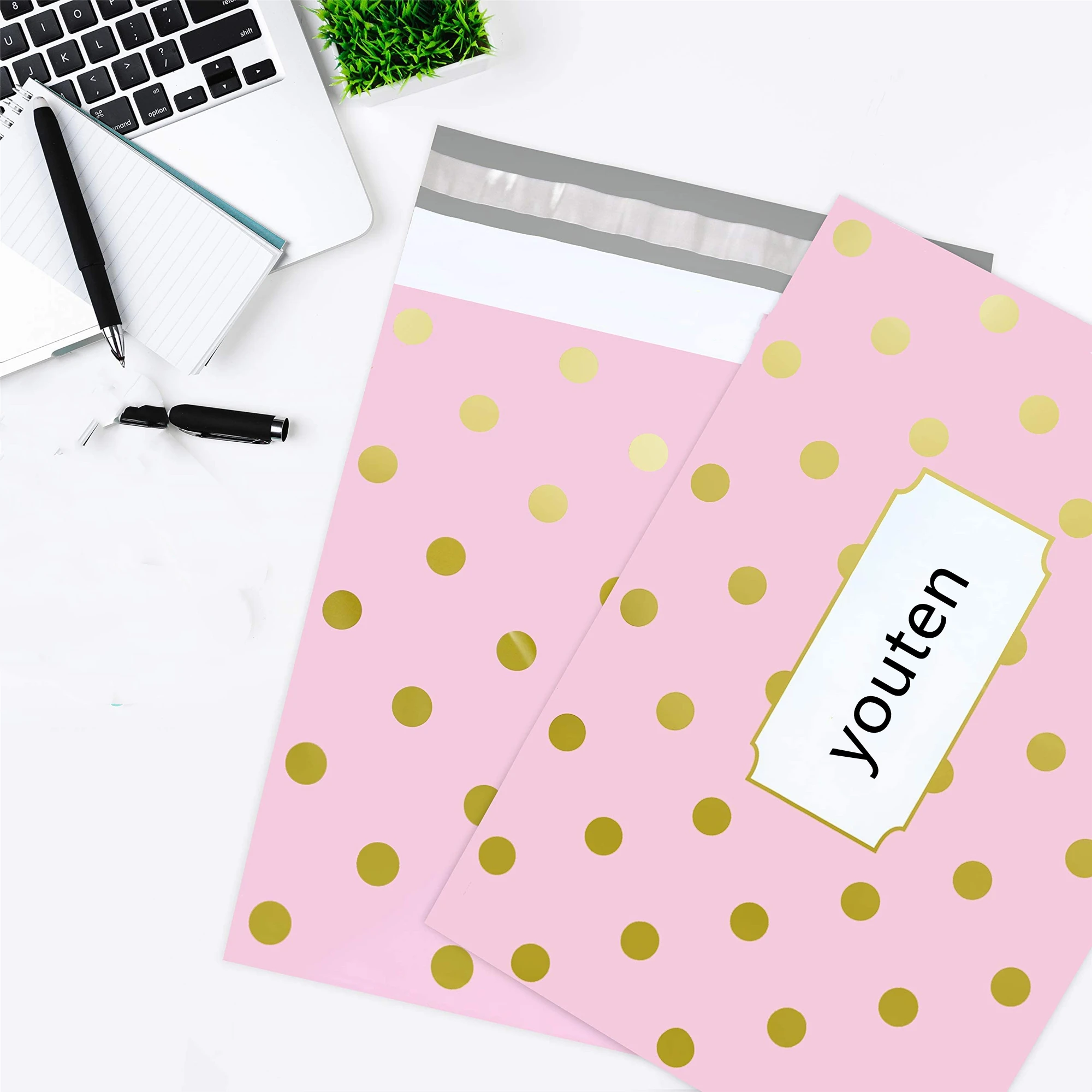 Poly Mailer Packaging Bag Custom Shipping For Clo Bubble Business Envelope Patterned Lavender Big Sunflower Mailing Bags
