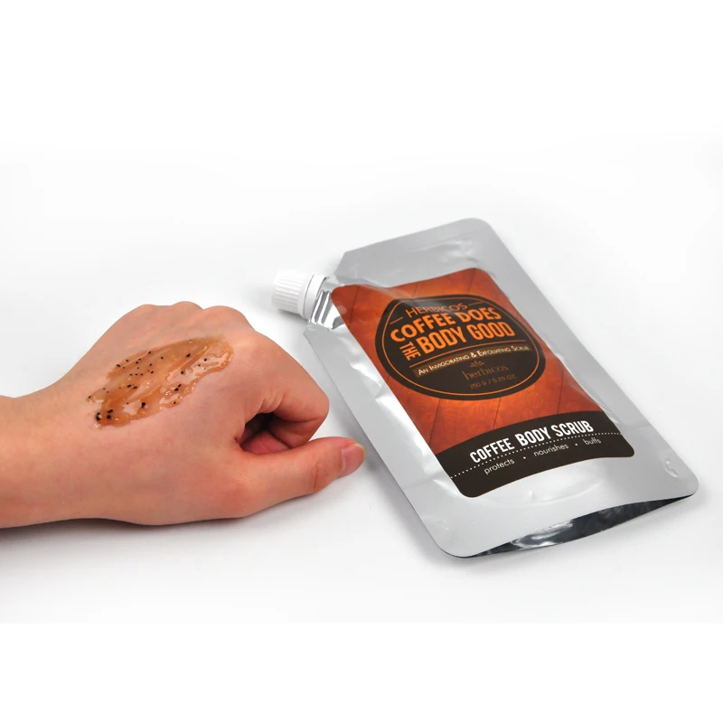 Hot sale skin care shea butter exfoliating nourishing body care coffee body scrub oem