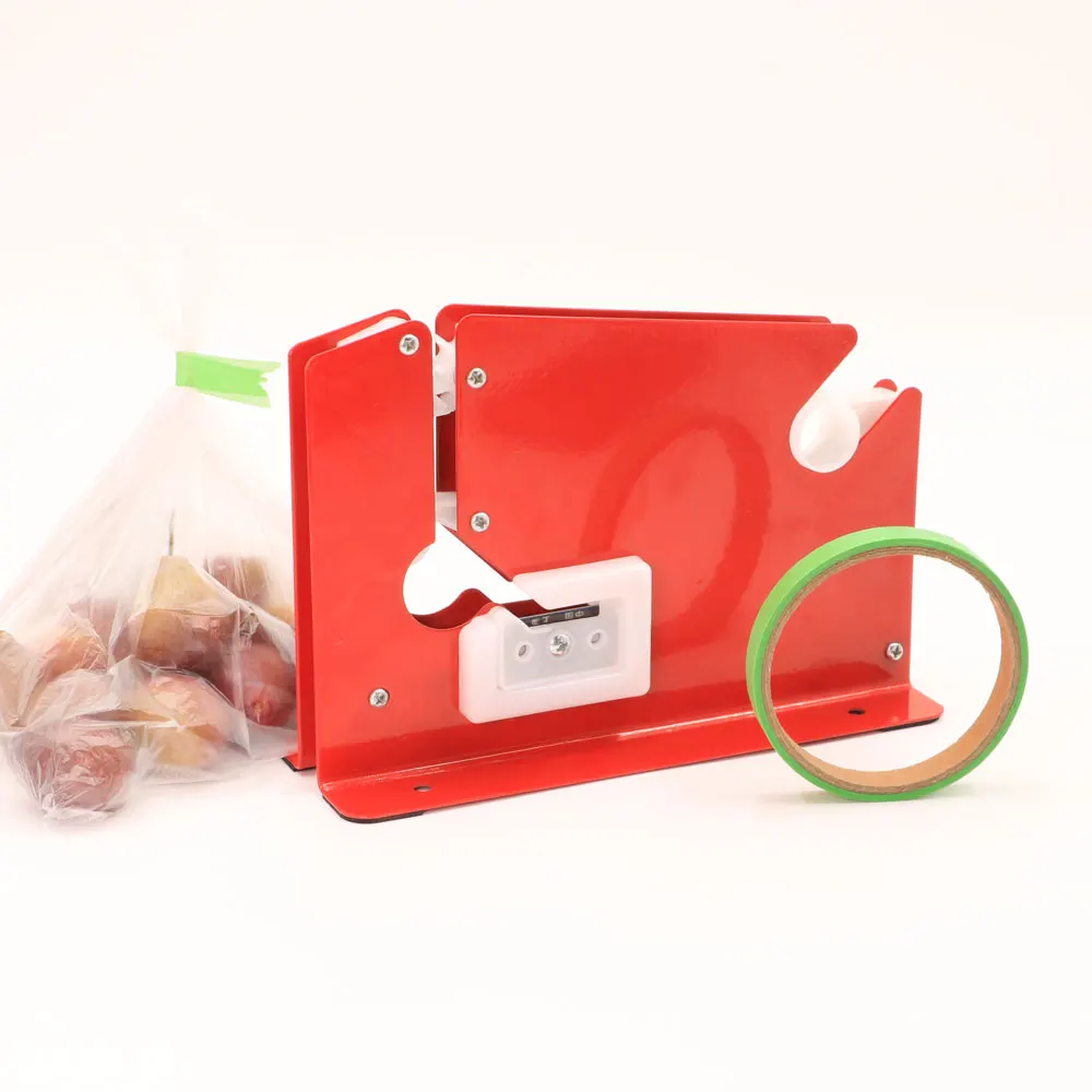 Bulk Fresh Fruit Bread Tape Wrapping Machine Plastic Bag Neck Tying Tools