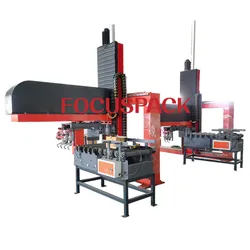 China Smaller Size But Stronger Robot Palletizer Carton Bag Palletizing Robot Focus Machinery 2023 New Product