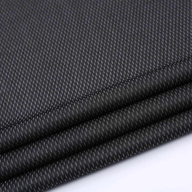 Black solid best price dry fit breathable stretch polyester mesh fabric for sport vest