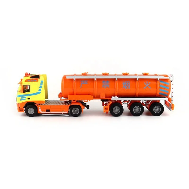 Fashion Die Cast 1:50 Oil Tank Truck Alloy Model Car Diecast Toy Vehicles Construction Game Car Model