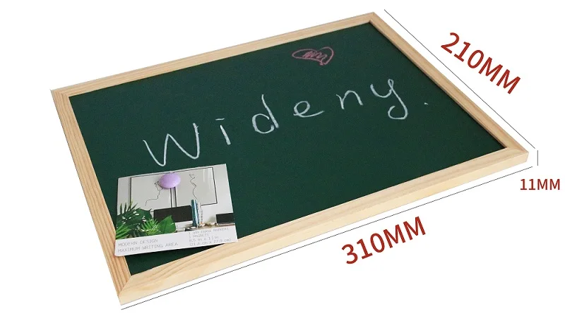 Office Home Use Dry Erase Magnetic Whiteboard/ Writing board/ Green Board  Wooden Frame Message Scoreboard Whiteboard Markers