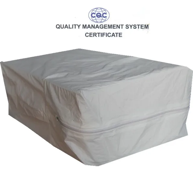 
Durable Plastic Zippered Mattress Protector Hypoallergenic PVC mattress covers against dust mites 