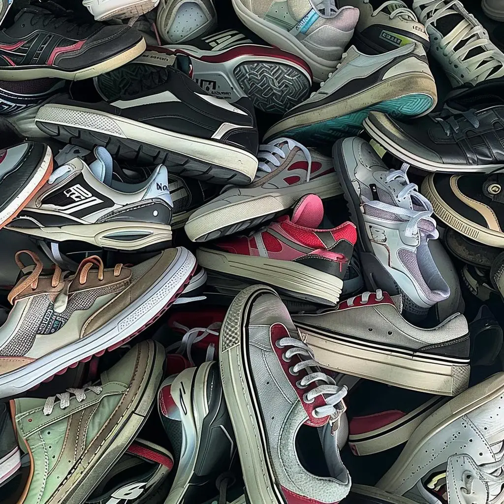 Stock Whole Sale Branded Bale Mixed Grade A Used Sport shoe Second Hand Shoes Bales In Europee