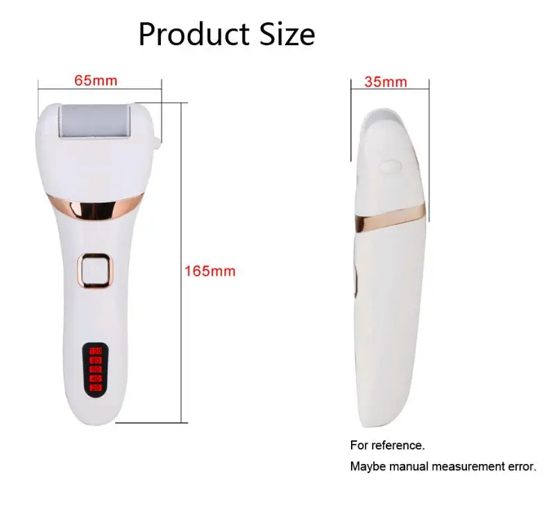 Foot Callus Remover Kit Rechargeable callous removers 3 Grinding Heads Portable Waterproof foot file