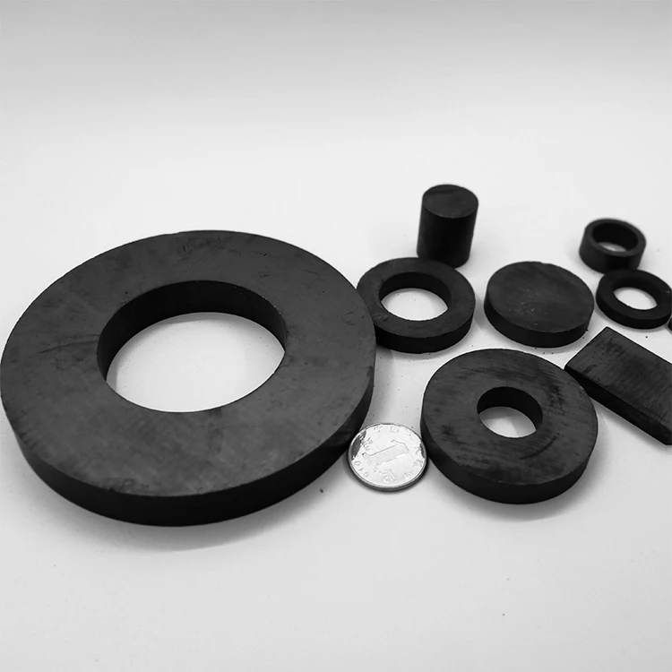 free sample cheap Y35 High Coerive Force Arc Ferrite Magnet couple magnetism motor permanent magnet