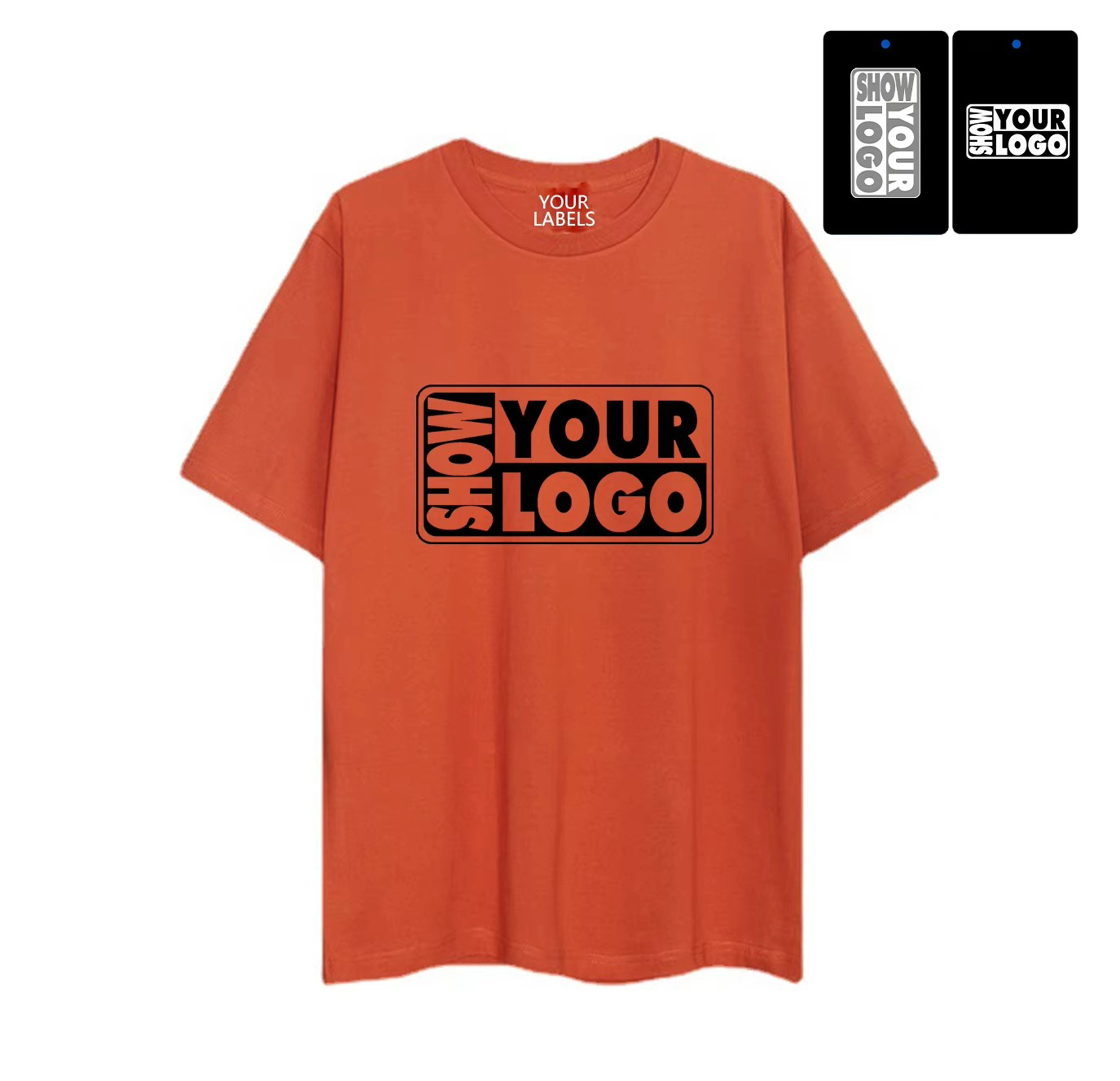 wholesale 230gsm high quality cotton heavyweight  customized drop shoulder t shirt for young men