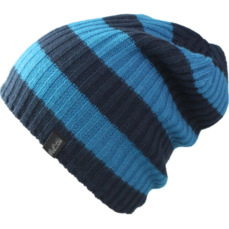100% fashion acrylic Rasta Striped Black Beanie Soft Knit Unisex Reggae Hat Warm Winter Cap