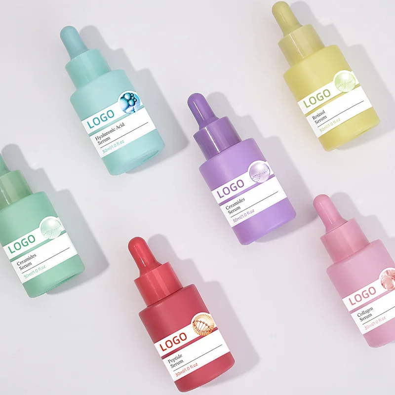 Private Label Skin Care Anti Aging Serum Whitening Vegan Collagen Hyaluronic Acid Niacinamide Retionol Peptide Bright Serum