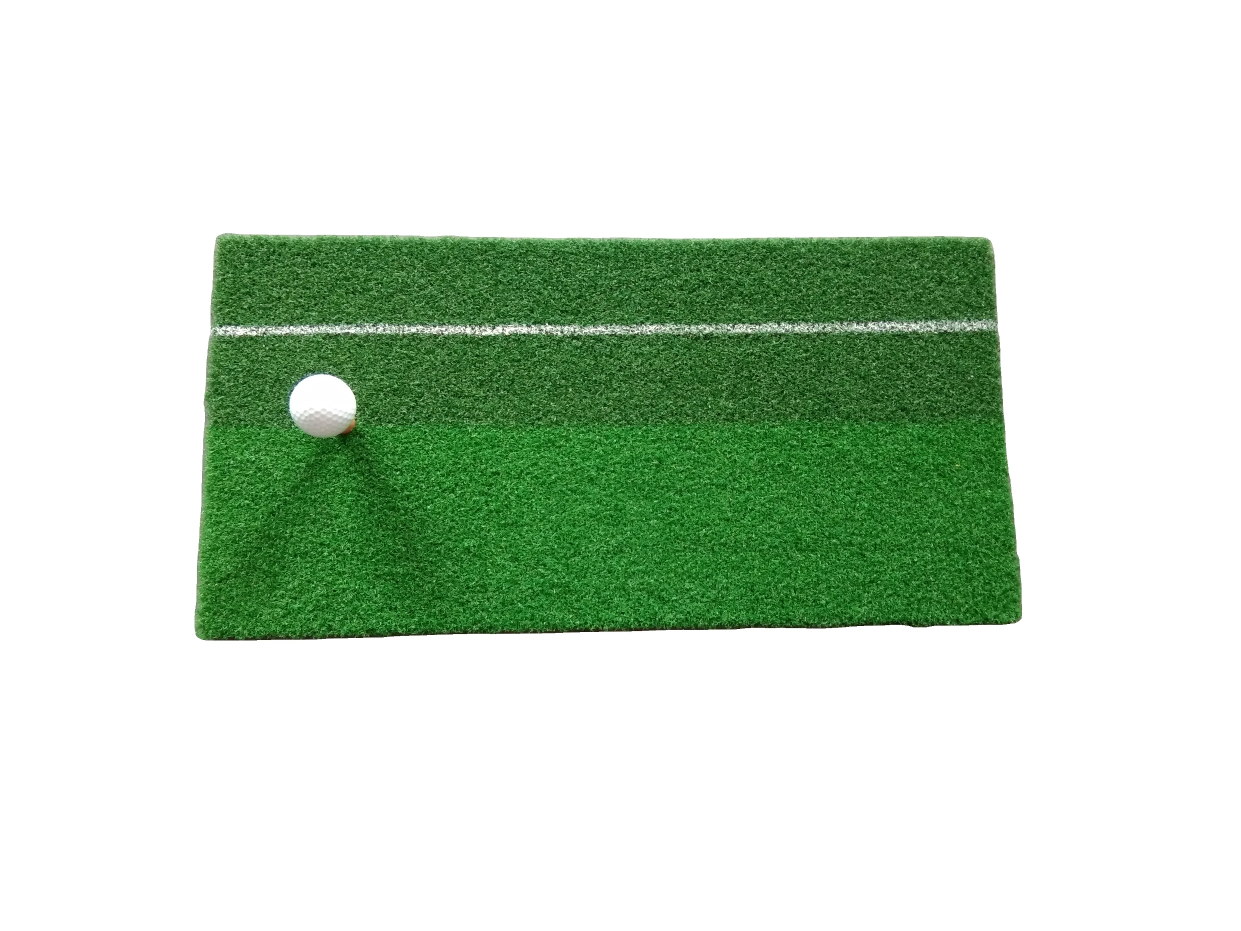 Hot Sales Practice Portable Indoor Outdoor Mini Wooden Practice Golf Putting Green with Ball Auto Return Putting Mat