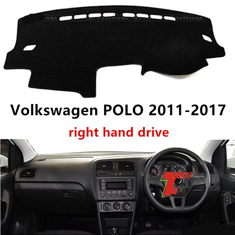 Приборная панель автомобиля Taijs Factory с левым и правым рулем для Volkswagen polo 2010-2011, коврик для приборной панели автомобиля, коврик