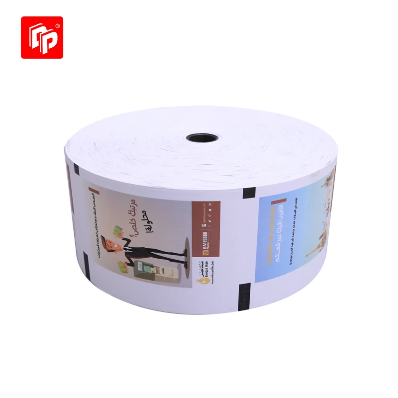 Pos, кассовый аппарат, использование банкомата и пустая или многоцветная печать 70 метров в рулоне термобумаги