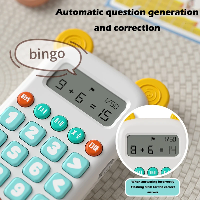 2023 умная арифметика, инновационная Поддержка под заказ, Интеллектуальный образовательный калькулятор для детей на всех языках