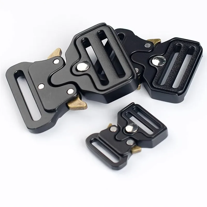 Men Belt Adjustable Metal Alloy Quick Release Buckle  Tactical Belt with tactical belt buckle50mm