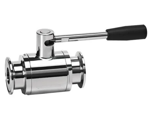 Aohoy Stainless Steel SS304 SS316L TC Clamp Threaded Welded Sanitary One Way Ball Valve