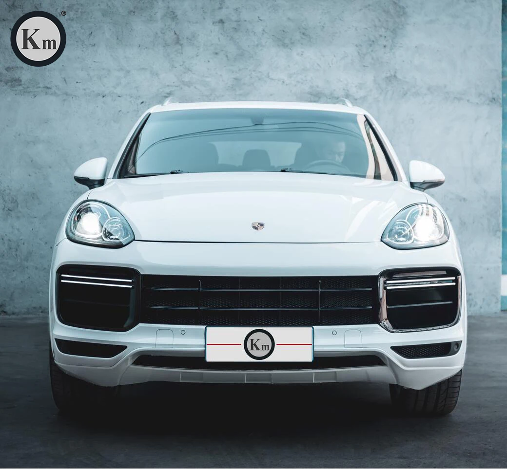 For Porsche  Cayenne 2015-2017 year 958.2 upgrade 2018-up style 9Y0 front bumper Turbo-style full bodykit bumper facelift