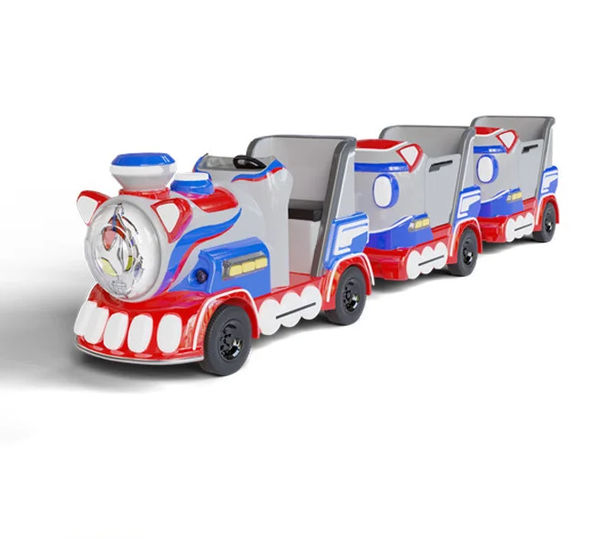 Amusement park trackless train electric train ride on sale of electric trains for children