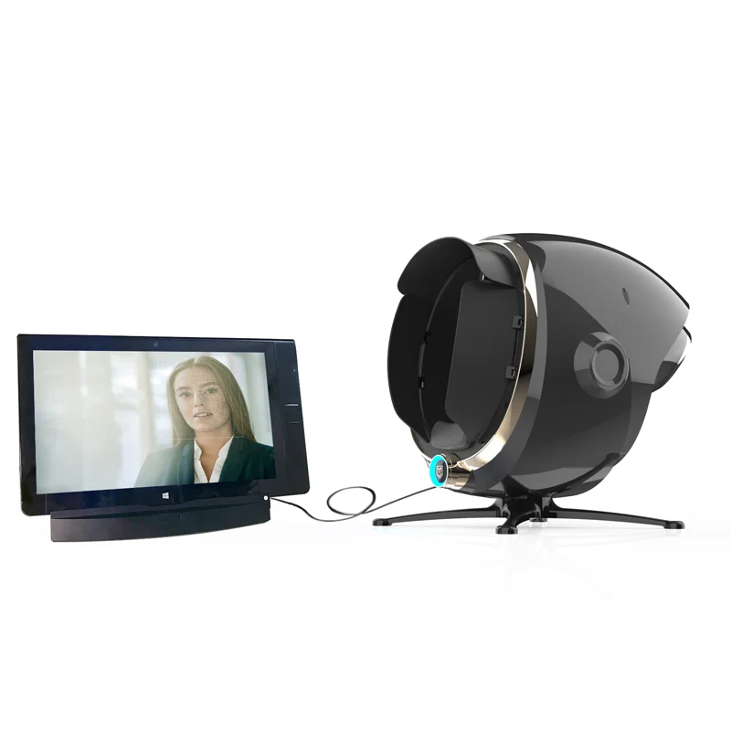 new product 2021 8 spectrum digital Skin uv skin analysis machine for test