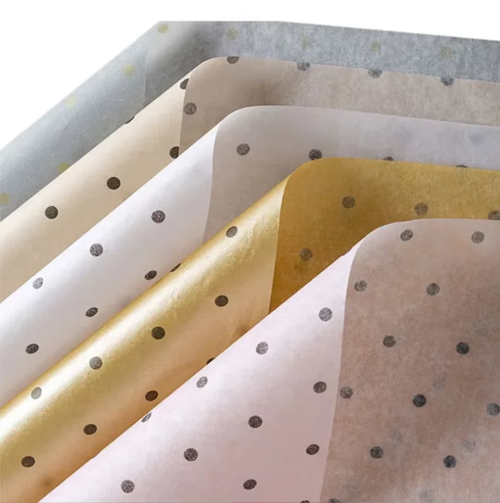 Fast delivery Customized design logo paper packaging for clothing shoes Tissue Paper