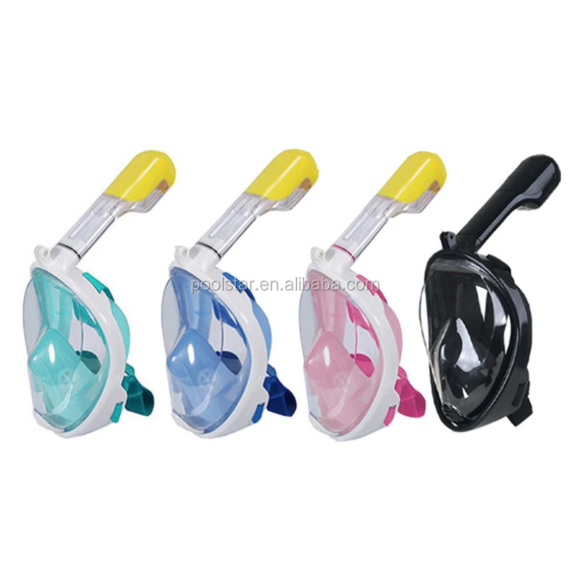 New Breath Folding Snorkeling Mask Anti Fog 180 degree Full Face Snorkel Diving Mask Scuba