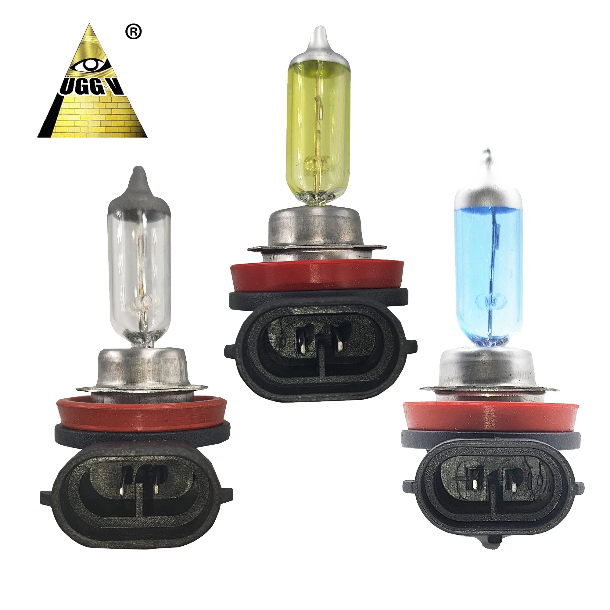 4300K 12V100W галогенная лампа H11 55W/100W теплые белые Автомобильные фары UGGV заводские автомобильные