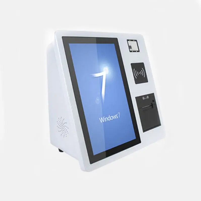 Oem индивидуальный умный сенсорный экран 15 6 дюймов сканер qr-кода киоск печать билетов самообслуживание заказ