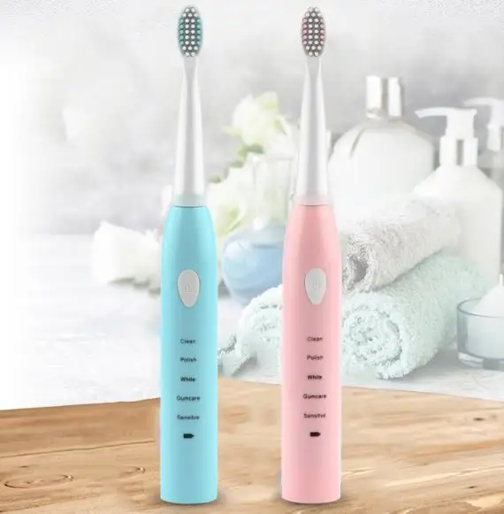 Custom Electronic 5 Modes Laser Sonic Tooth Brush With Head Smart Toothbrushes Wireless Rechargeable 360 Motor Clean