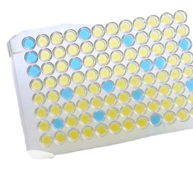 Растения для культивирования тканей 96-well Elisa, съемная тарелка для культивирования 12X8, ленточная трубка, ферментный иммуносорбент, анализ