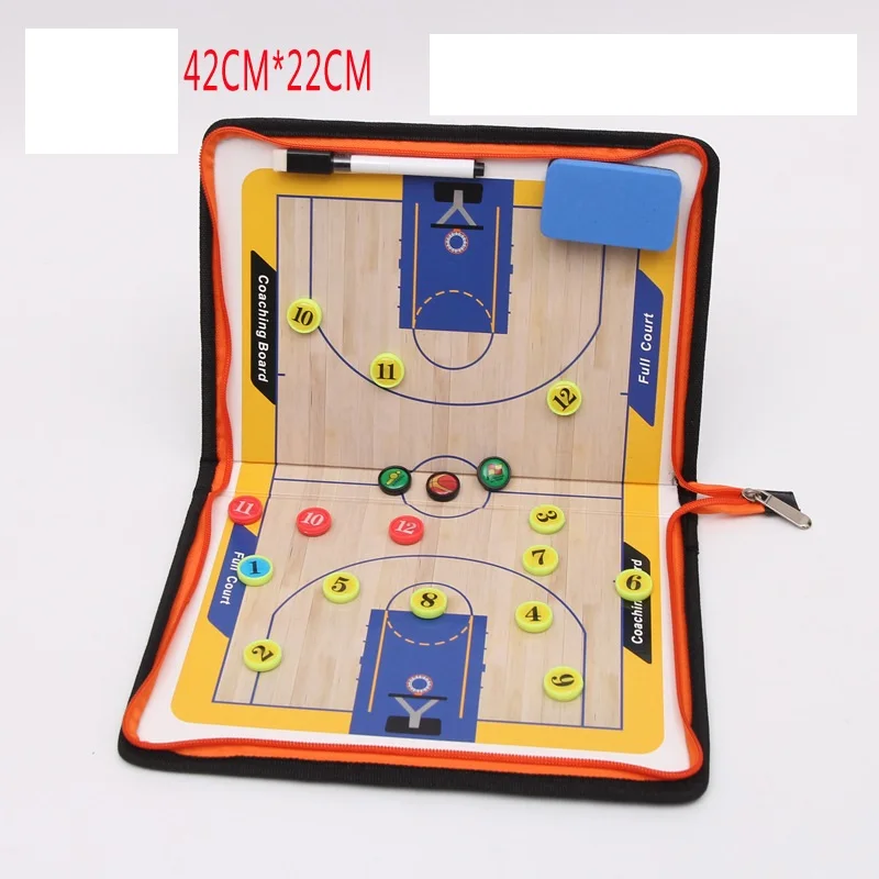 Football tactics board chain magnetic combat board basketball tactics sand table teaching board with chess pieces pen