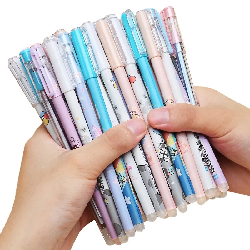 Hot sale environmental protection low price school gel pen Erasable gel pen 0.5mm