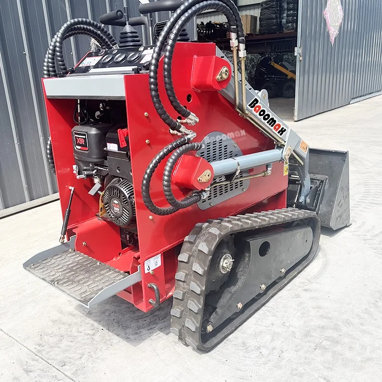Factory price earthmoving machinery compact track tractor loader cheap mini front loader attachments like toro Dingo