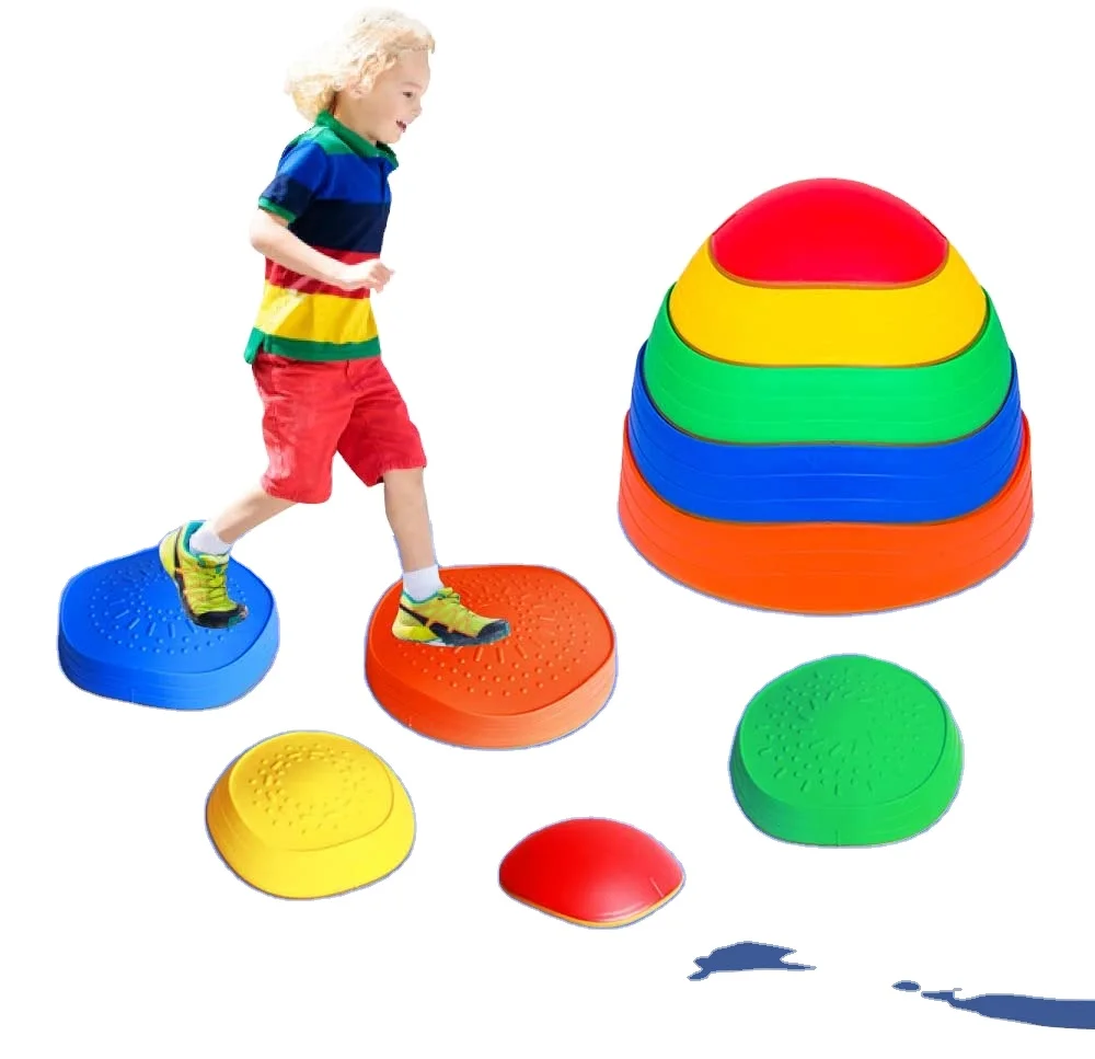 5 шт. детей реки спрыгнуть Jo рок устойчивый баланс ступеньками