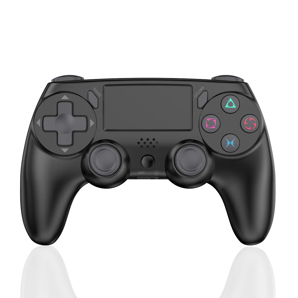 YLW Original Black BT Joysticks & Game Controllers Double Shock 4 PC Wireless Controller Gamepad For PS4 Controller