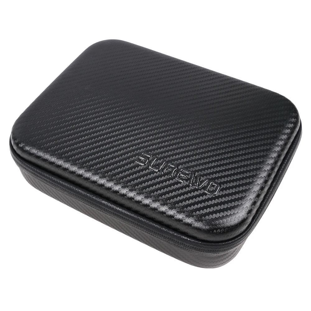 SUREWO  Medium Carrying Case Protective Storage Camera Bag for GoPro Hero (2018)/6/5 Black DJI Osmo Action Camera and More