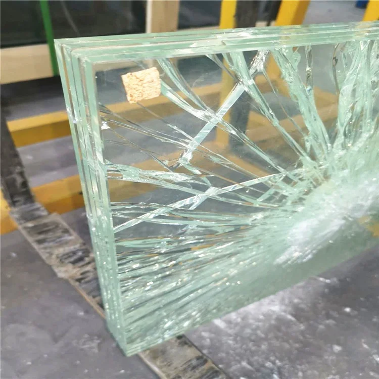 transparency unbreakable 9mm clear full cover small size 6 mm tempered one way laminated bulletproof glass reflective price