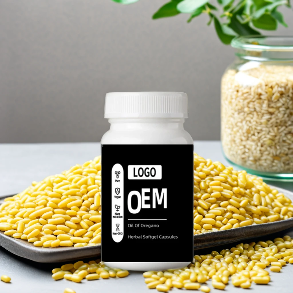 OEM/ODM Oil Of Oregano Herbal Softgel Capsules nutrition Herbal Softgel Capsules