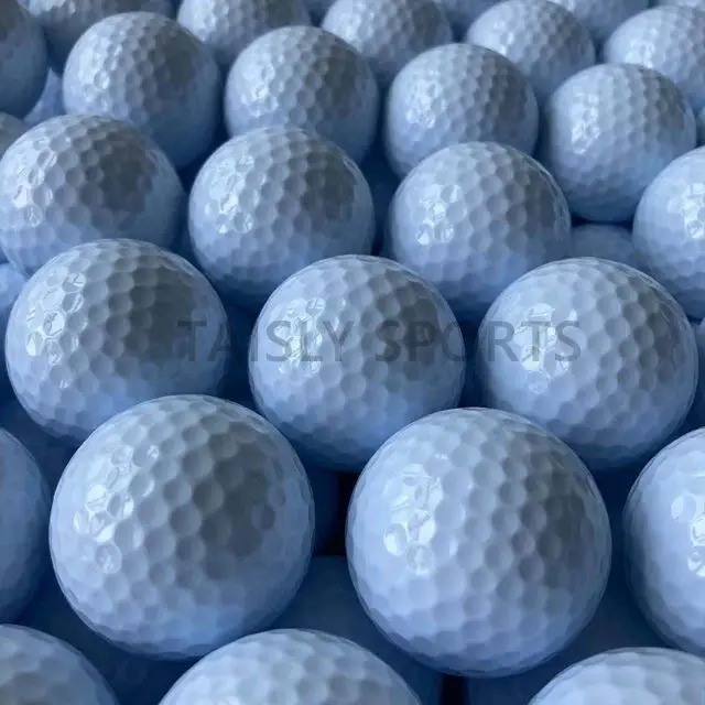 Personalized 2 pieces golf driving range balls white practice ball