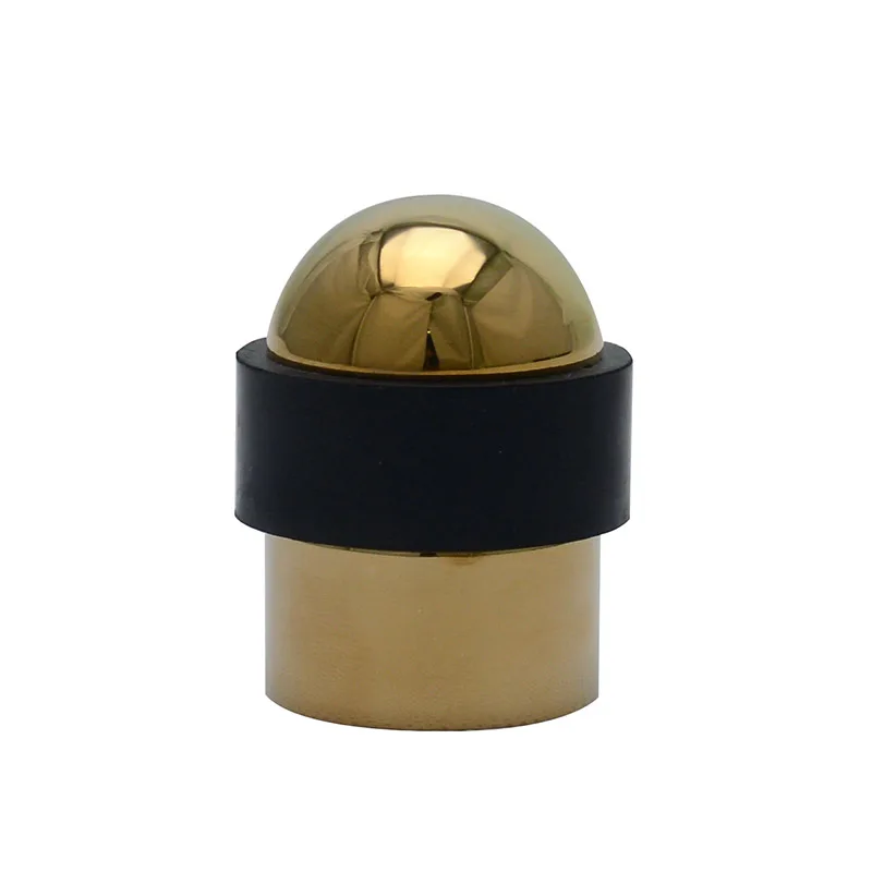 Прочная сверхпрочная металлическая дверная Стопорная напольная резиновая дверная пробка из нержавеющей стали