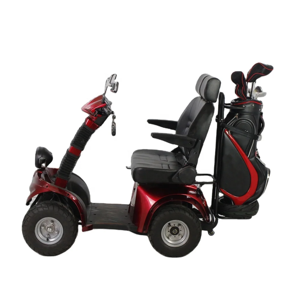 2021 Factory Direct 800W Double Seat Electric 4 Wheel Scooter,Disabled Scooter With Backpack(ES-038)