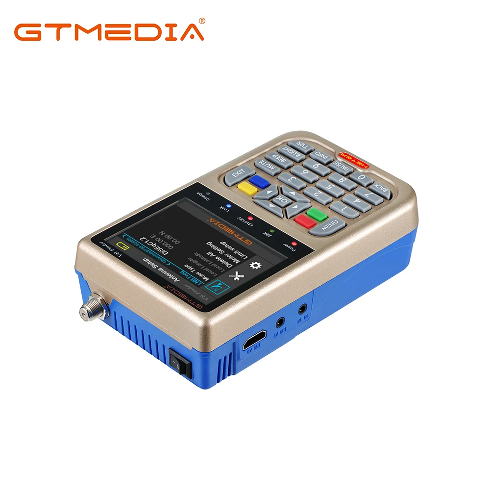 Factory original GTMedia Freesat v8 dvb-s2/s2x satellite finder meter with spectrum analyzer new version H.264