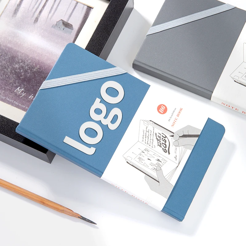 Customize logo planner portable Student weekly Diary notebook Manual Hand Ledger journal notebook