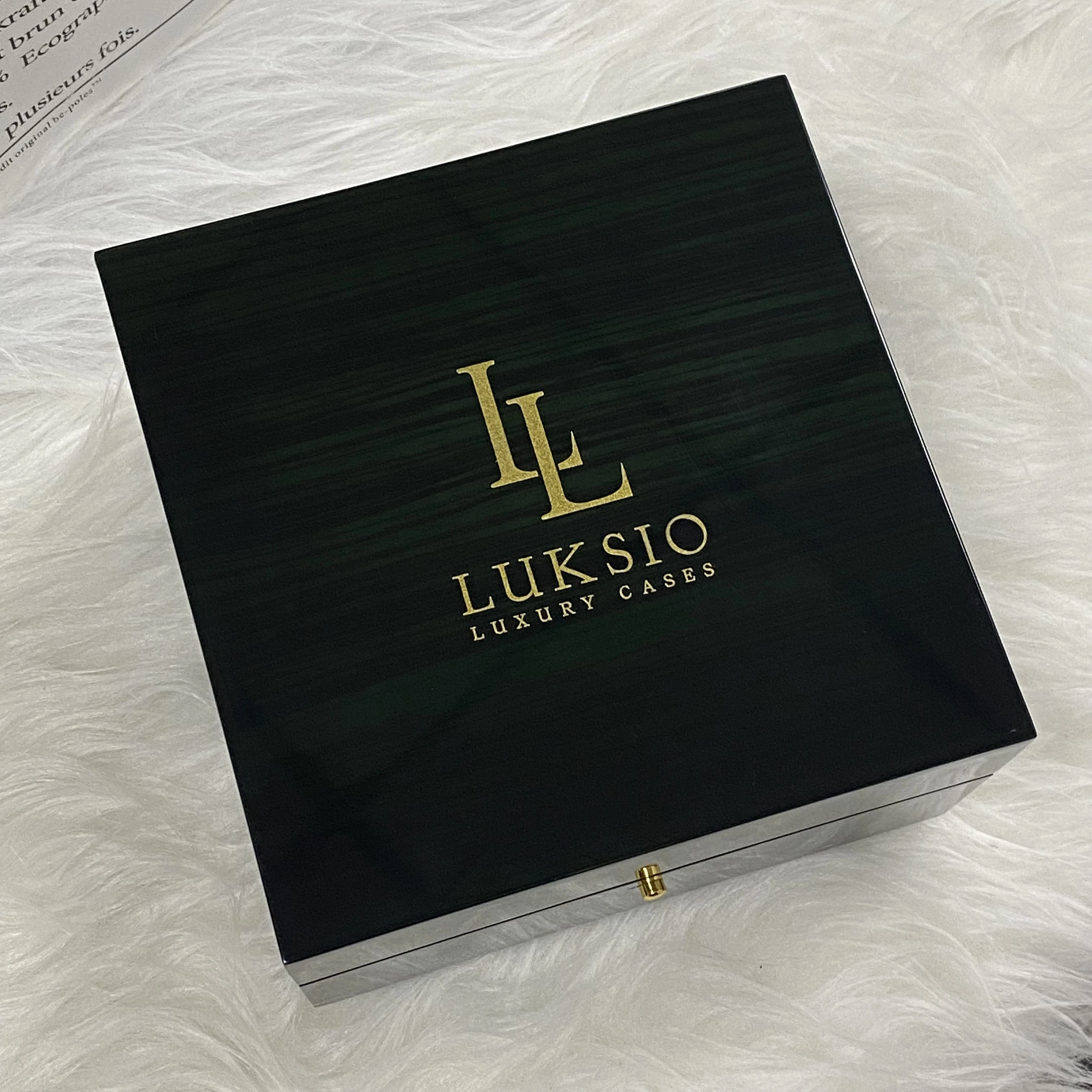 High-end Wooden Single Watch box Luxury Wood Packaging Gift Box Watch Organizer Case for men