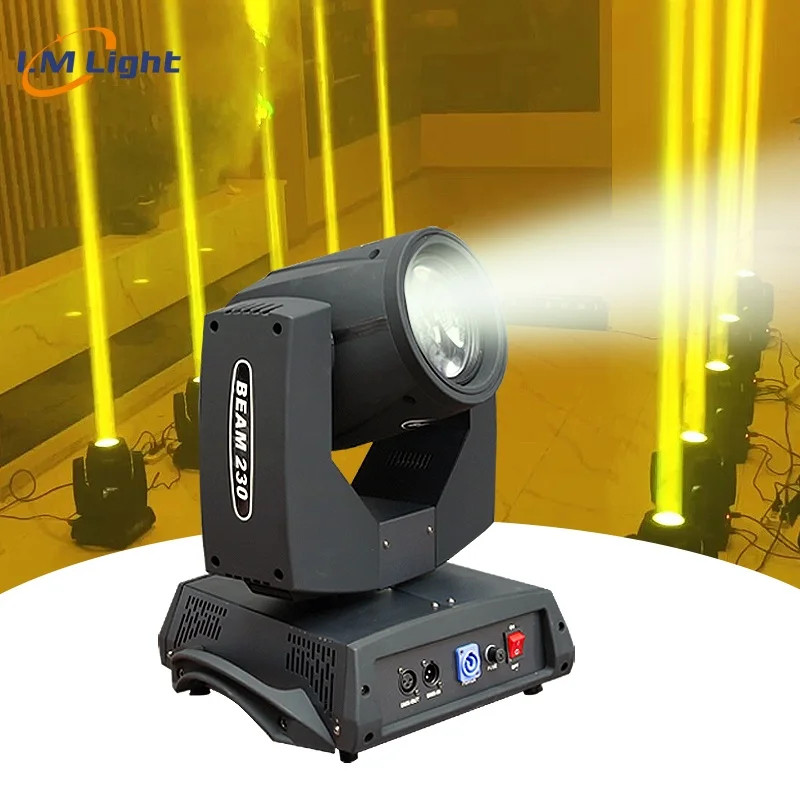 LM professional stage lighting equipment sharpy light spot 230w 7R Moving Head Beam light with 2in1 Flight Case
