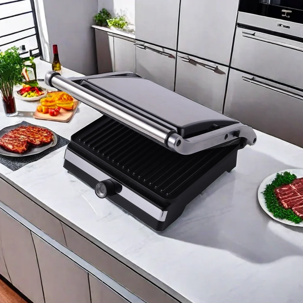 New Design Control Temperature OIL DRIP  DESIGN Mini Pancake Maker multi-function electric griddle grill