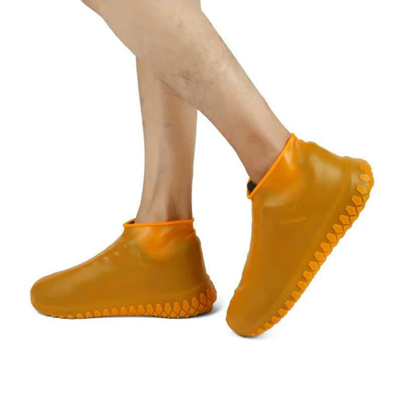 Reusable Foldable Not-slip Rain Shoe Covers Waterproof Rain Shoes for Men Women Protection Silicone Shoes Covers