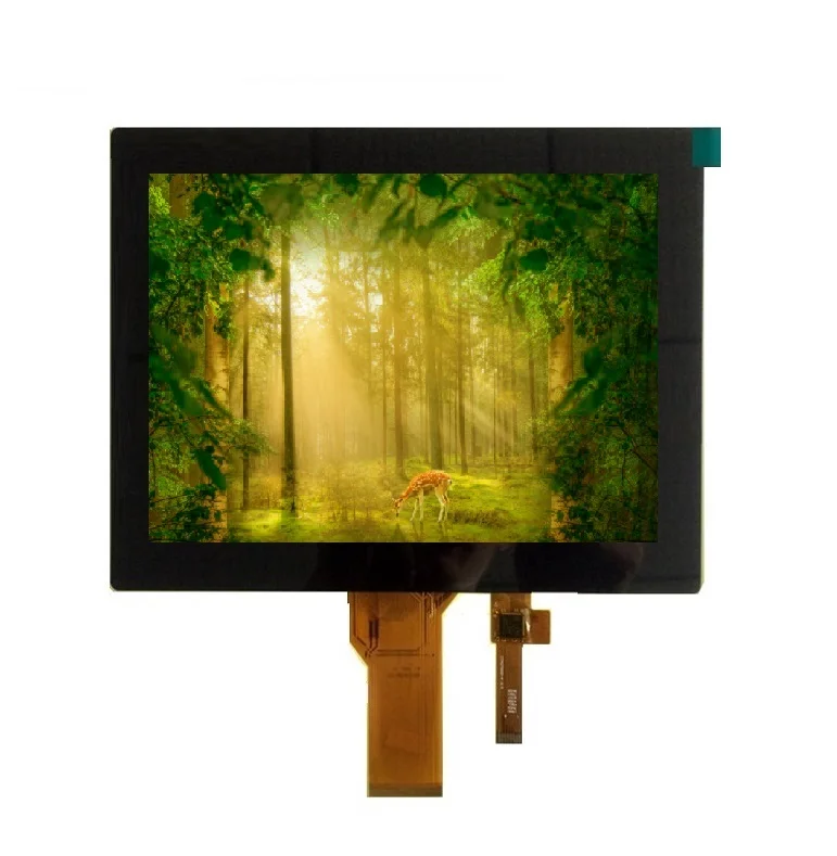 8 inch tft color lcd display screen middle size 1024*768 lvds interface with capacitive touch lcd