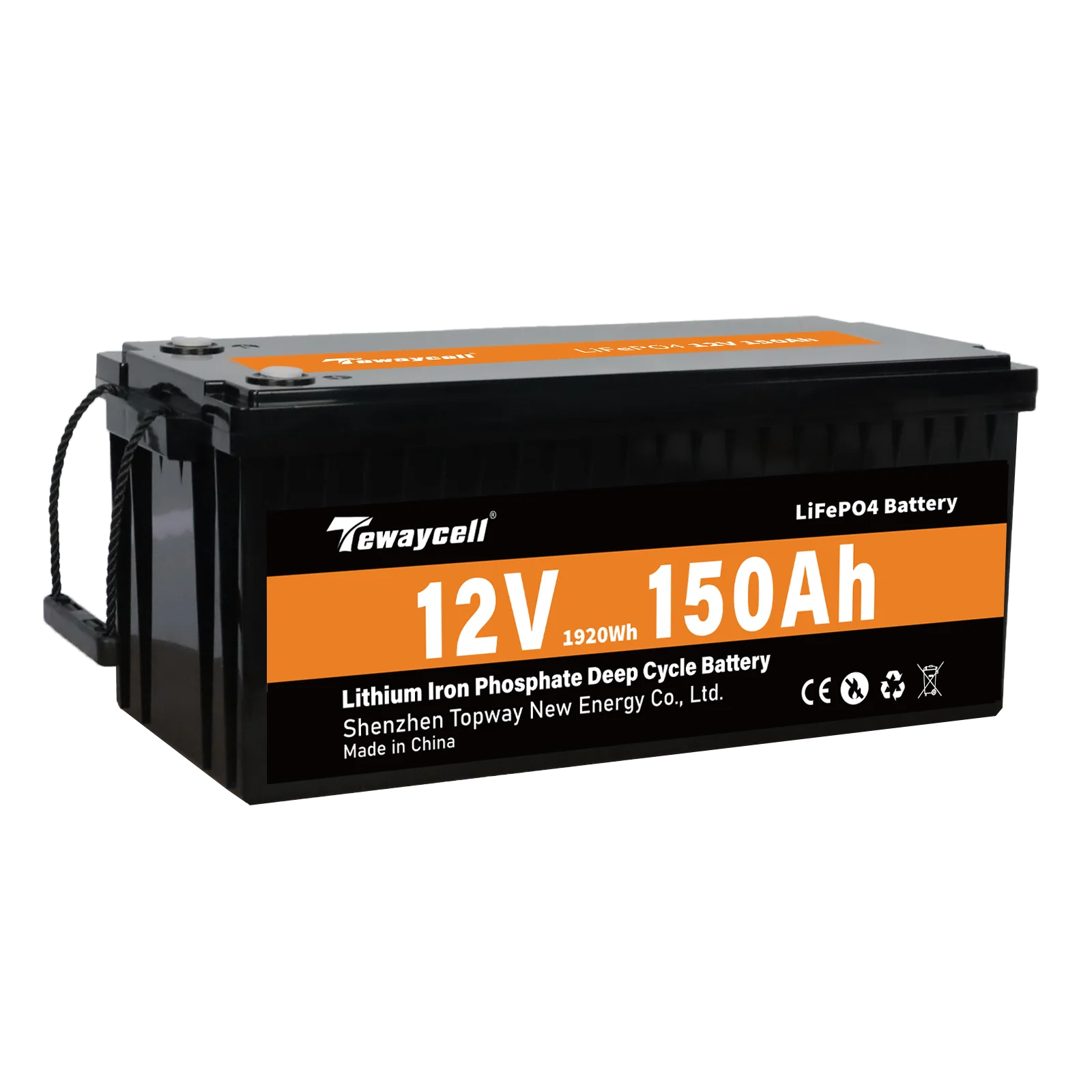 Deep Cycle  12V 100Ah 150Ah 200Ah 400 Ah Lifepo4 Battery for Solar 24V Lithium Ion Batteries lifepo4 battery