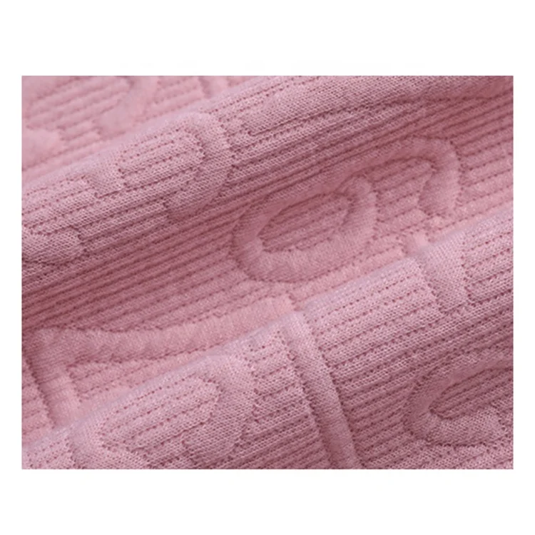 High quality polyester knitted rib jacquard knitted fabric furniture fabric wholesale